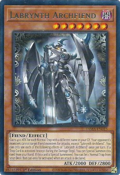 Labrynth Archfiend TAMA-EN015 (Tactical Masters)  - 1st Edition