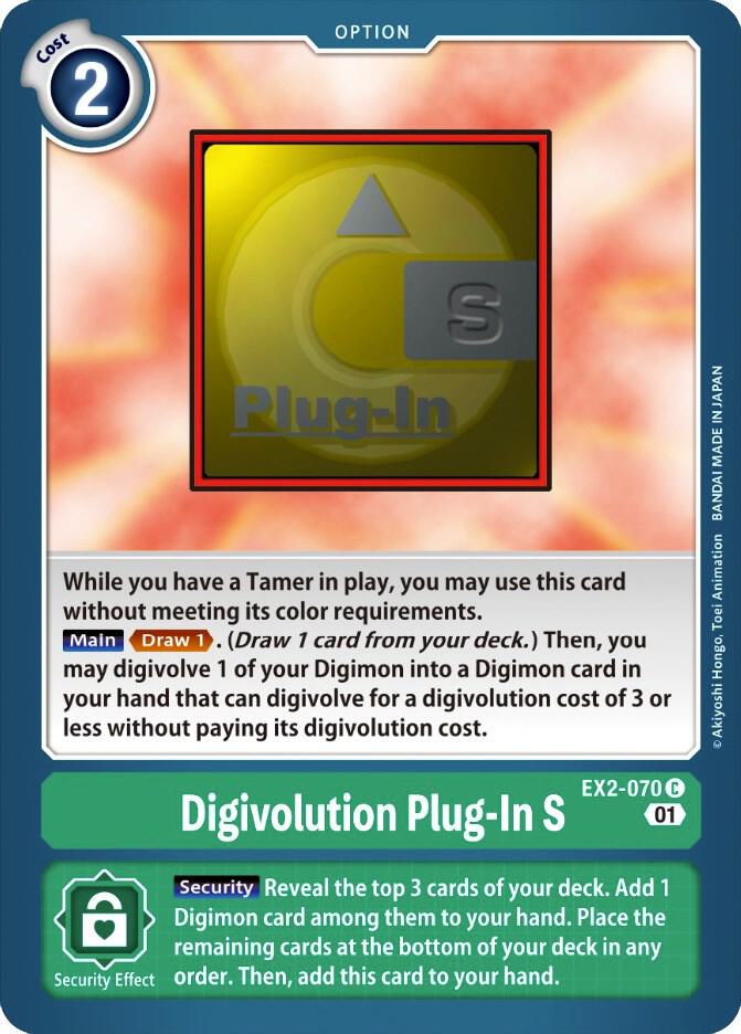 Digivolution Plug In S EX2-070 C (Digital Hazard) 
