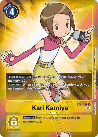 Kari Kamiya [BT8-090] (Alternative Art - Box Topper) [New Awakening]