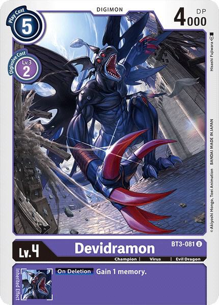 Devidramon BT3-081 U (Release Special Booster 1.0) 