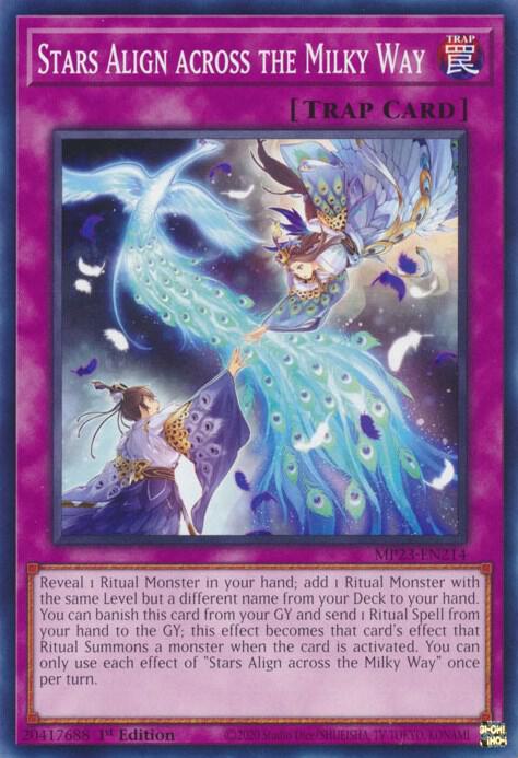 Stars Align across the Milky Way MP23-EN214 (25th Anniversary Tin: Dueling Heroes Mega Pack)  - 1st Edition