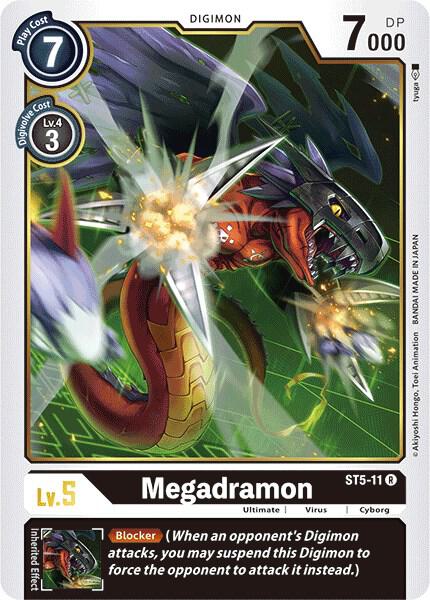 Megadramon ST5-11 R (Starter Deck 05: Machine Black) 