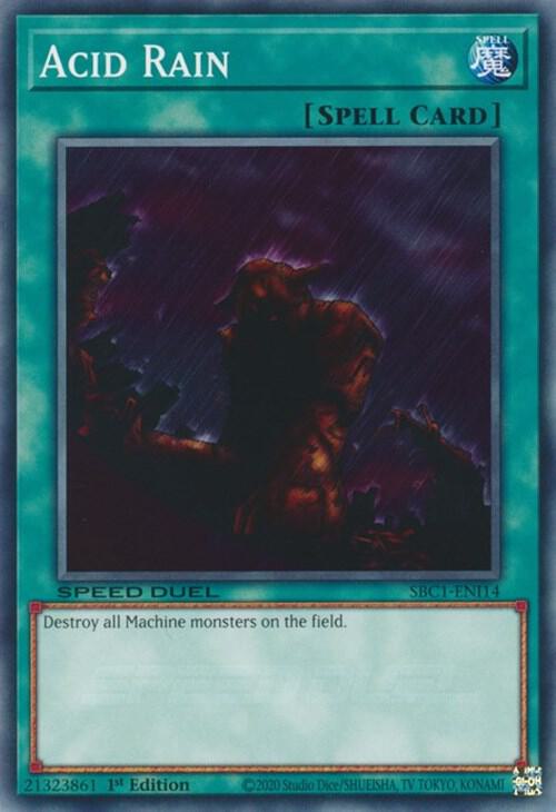 Acid Rain SBC1-ENI14 (Speed Duel: Streets of Battle City)  - 1st Edition