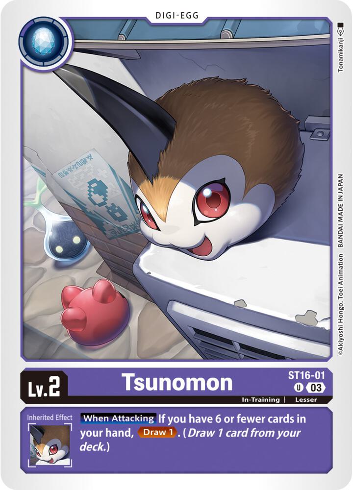 Tsunomon ST16-01 U (Starter Deck 16: Wolf of Friendship) 