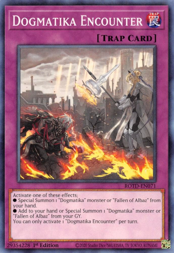Dogmatika Encounter ROTD-EN071 (Rise of the Duelist)  - 1st Edition