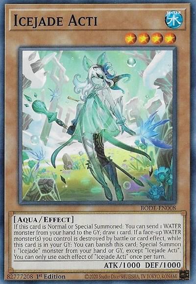 Icejade Acti BODE-EN008 (Burst of Destiny)  - 1st Edition