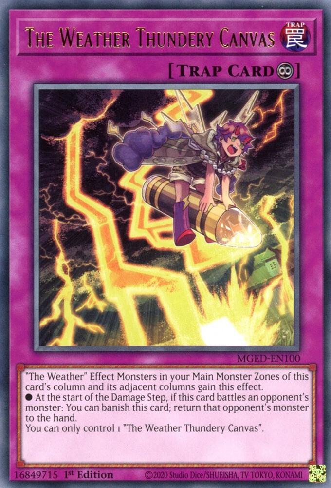 The Weather Thundery Canvas MGED-EN100 (Maximum Gold: El Dorado)  - 1st Edition