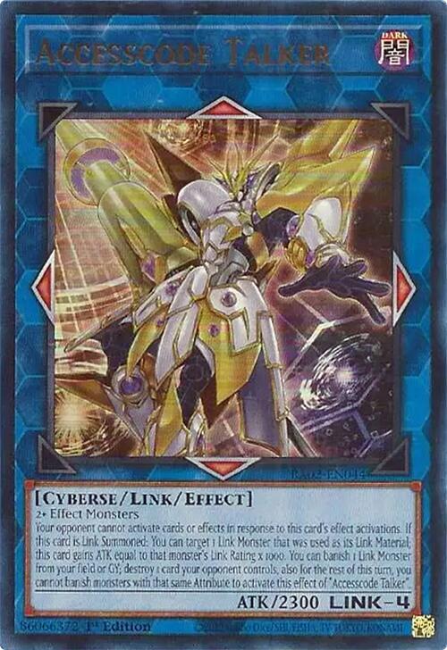 Accesscode Talker UR RA02-EN044 (25th Anniversary Rarity Collection II)  - 1st Edition