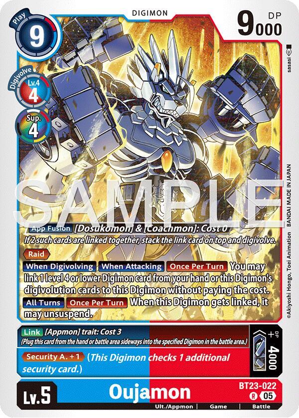 Oujamon BT23-022 R (Hackers' Slumber)  - Foil