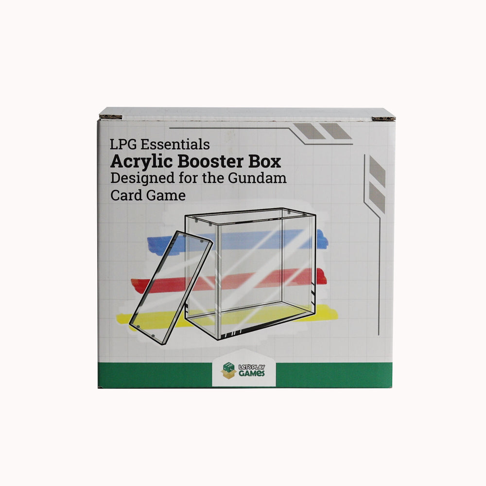 LPG Essentials Acrylic Booster Box Protector - Gundam Booster Box Size