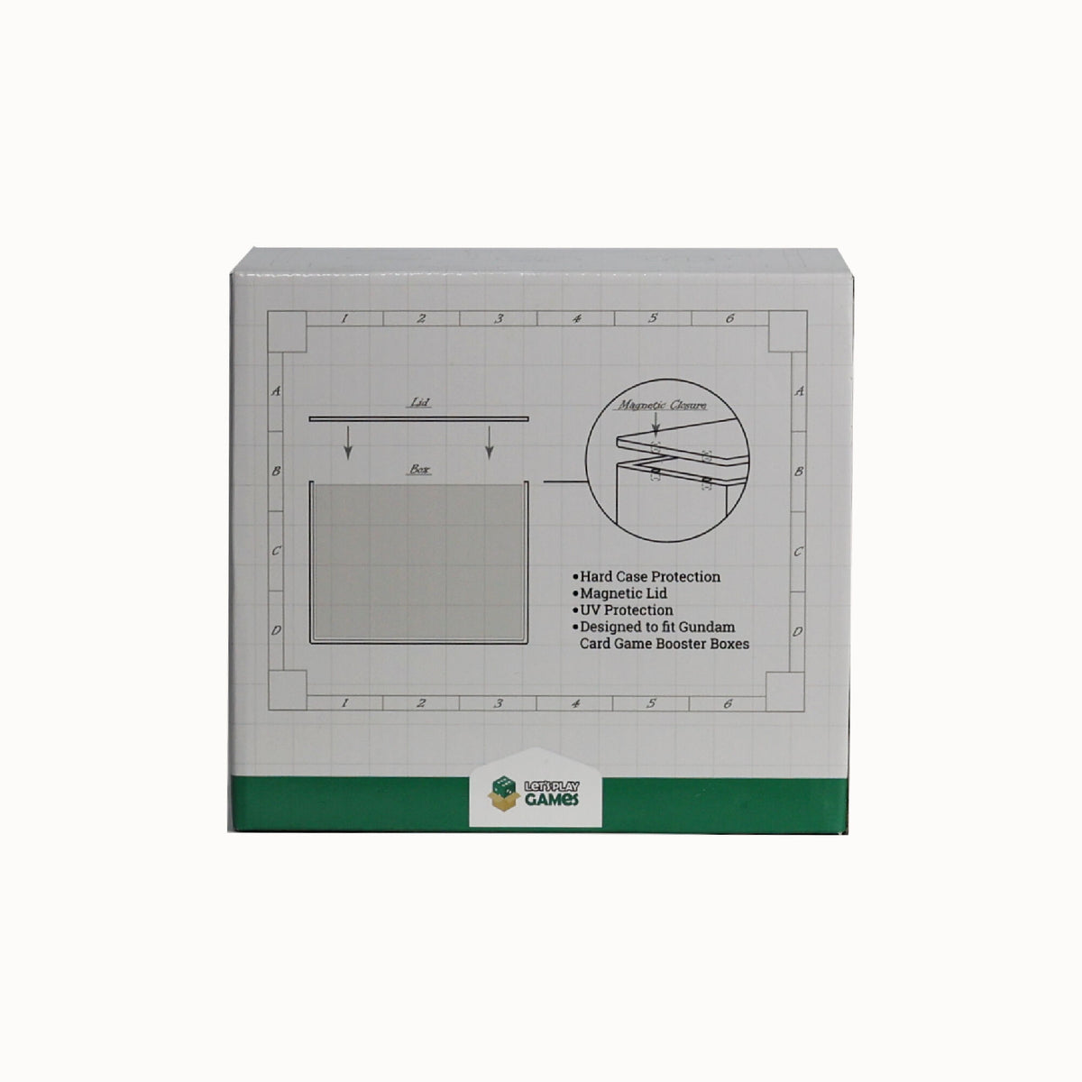 LPG Essentials Acrylic Booster Box Protector - Gundam Booster Box Size