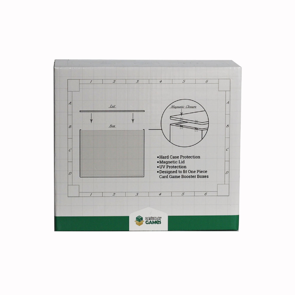 LPG Essentials Acrylic Booster Box Protector - One Piece Booster Box Size
