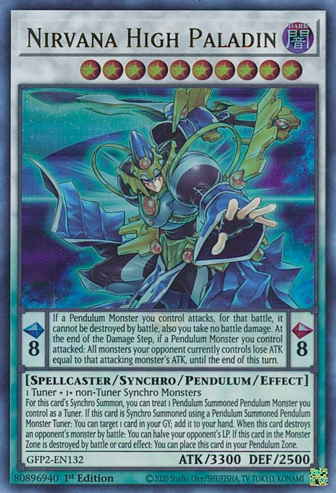 Nirvana High Paladin GFP2-EN132 (Ghosts From the Past: The 2nd Haunting)  - 1st Edition