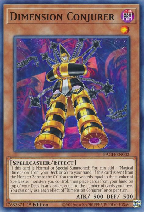 Dimension Conjurer BACH-EN002 (Battle of Chaos)  - 1st Edition
