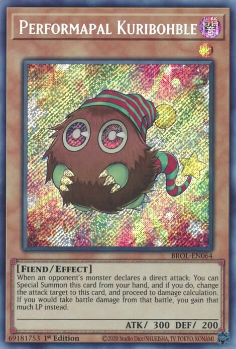 Performapal Kuribohble BROL-EN064 (Brothers of Legend)  - 1st Edition