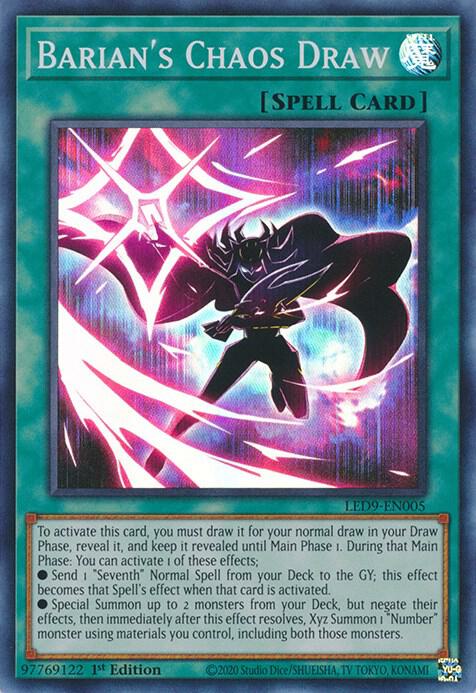 Barian's Chaos Draw LED9-EN005 (Legendary Duelists: Duels From the Deep)  - 1st Edition