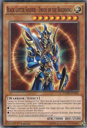 Black Luster Soldier - Envoy of the Beginning (YGLD-ENA02) - Common - King of Games: Yugi's Legendary Decks