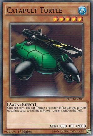 Catapult Turtle (YGLD-ENA08) - Common - King of Games: Yugi's Legendary Decks