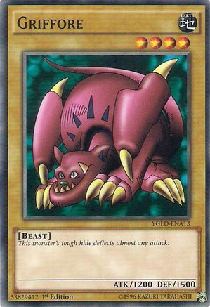 Griffore (YGLD-ENA13) - Common - Unlimited - King of Games: Yugi's Legendary Decks