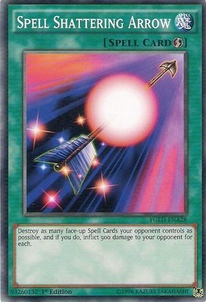 Spell Shattering Arrow (YGLD-ENA28) - Common - King of Games: Yugi's Legendary Decks