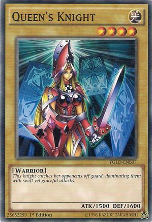Queen's Knight (B) (YGLD-ENB07) - Common - Unlimited - King of Games: Yugi's Legendary Decks