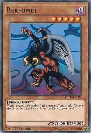 Berfomet (YGLD-ENB09) - Common - King of Games: Yugi's Legendary Decks
