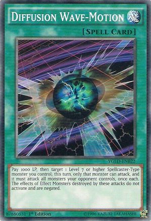 Diffusion Wave-Motion (YGLD-ENB22) - Common - Unlimited - King of Games: Yugi's Legendary Decks