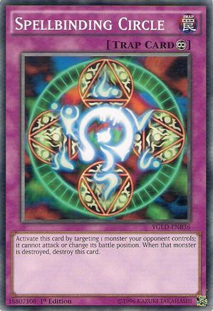 Spellbinding Circle (YGLD-ENB36) - Common - Unlimited - King of Games: Yugi's Legendary Decks
