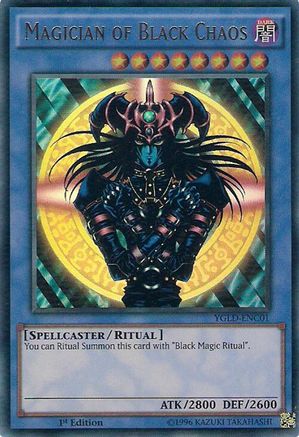 Magician of Black Chaos (YGLD-ENC01) - Ultra Rare - Unlimited - King of Games: Yugi's Legendary Decks