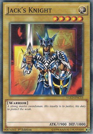 Jack's Knight (C) (YGLD-ENC13) - Common - Unlimited - King of Games: Yugi's Legendary Decks
