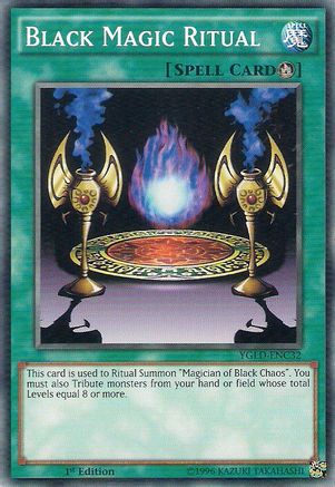 Black Magic Ritual (YGLD-ENC32) - Common - Unlimited - King of Games: Yugi's Legendary Decks