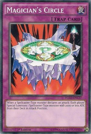 Magician's Circle (YGLD-ENC37) - Common - Unlimited - King of Games: Yugi's Legendary Decks