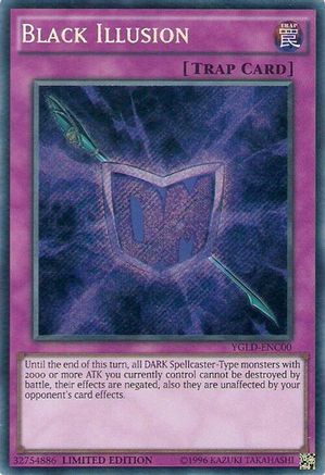 Black Illusion (YGLD-ENC00) - Secret Rare - King of Games: Yugi's Legendary Decks