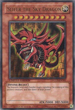 Slifer the Sky Dragon (YGLD-ENG01) - Ultra Rare - Limited - King of Games: Yugi's Legendary Decks