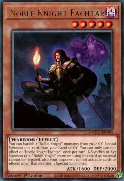 Noble Knight Eachtar MAGO-EN084 (Maximum Gold)  - 1st Edition