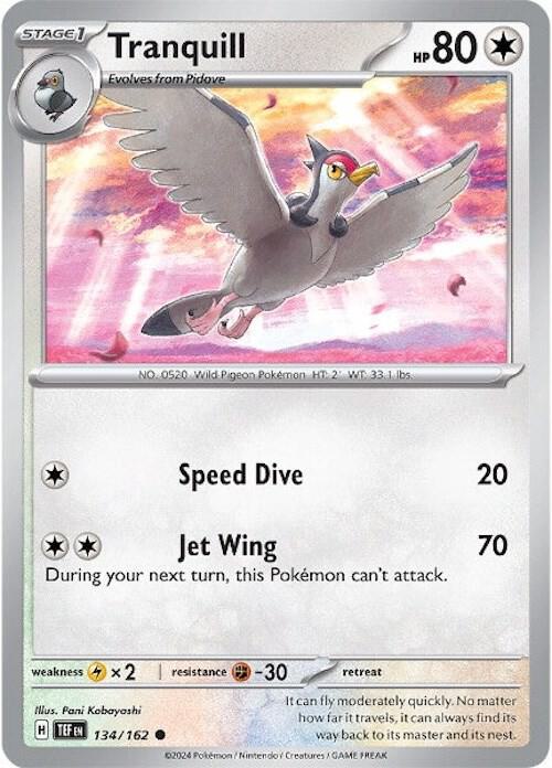Tranquill 134/162 (SV05: Temporal Forces) 