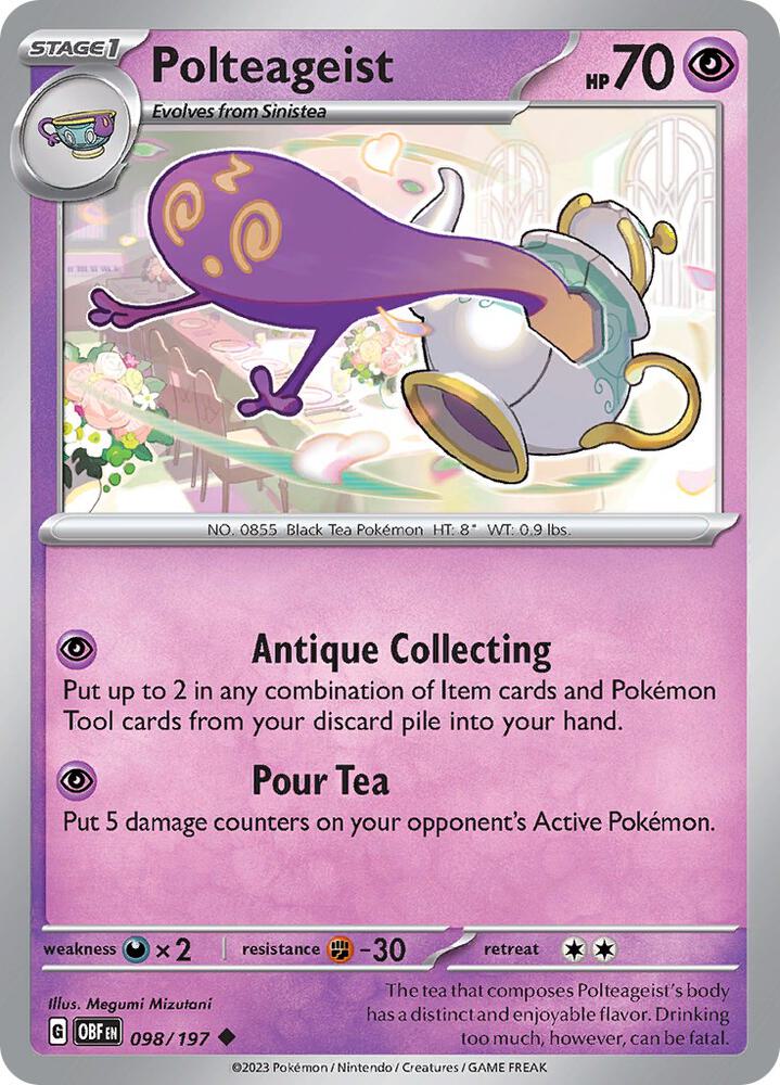 Polteageist 098/197 (SV03: Obsidian Flames) 
