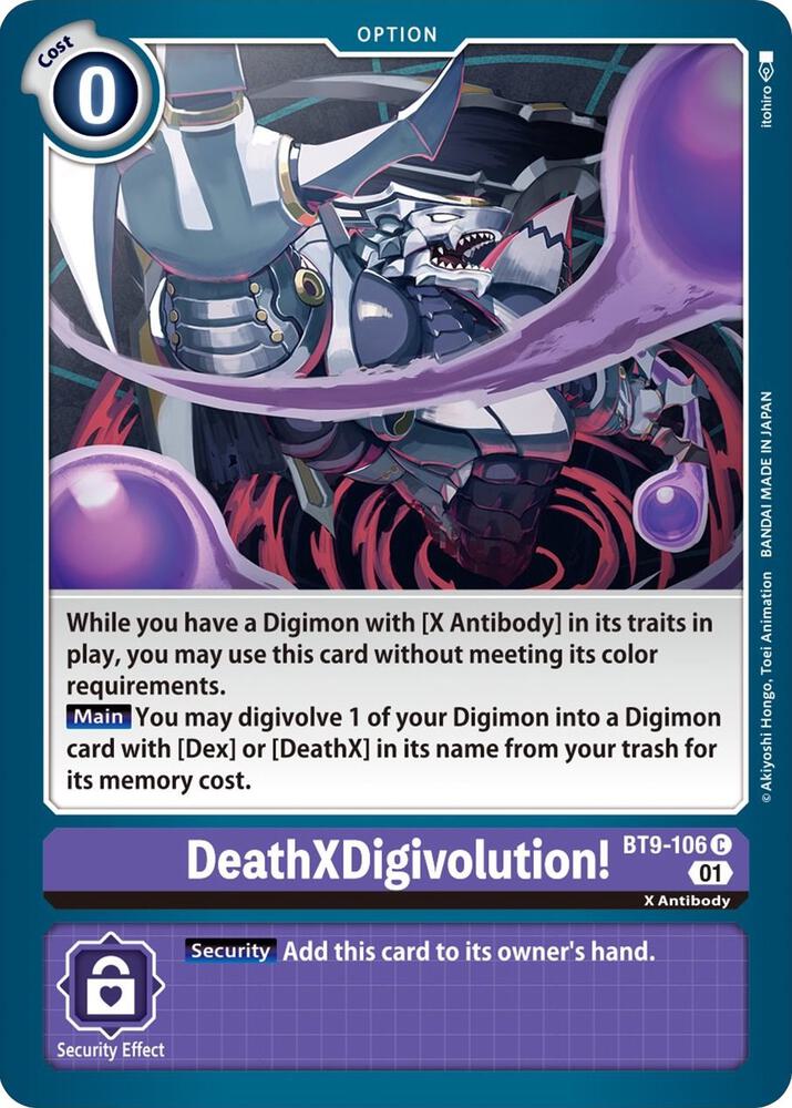 DeathXDigivolution BT9-106 C (X Record) 