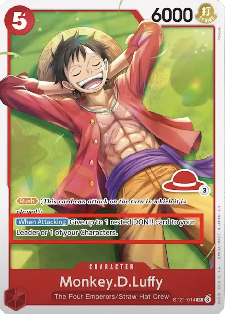 Monkey.D.Luffy ST21-014 (Learn Together Deck Set) 