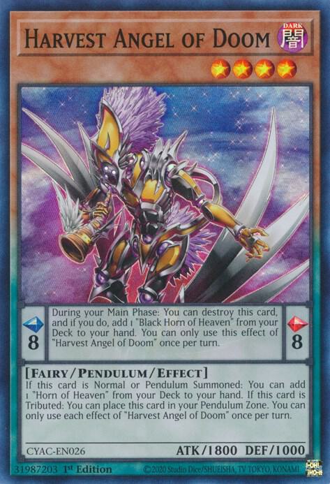 Harvest Angel of Doom CYAC-EN026 (Cyberstorm Access)  - 1st Edition