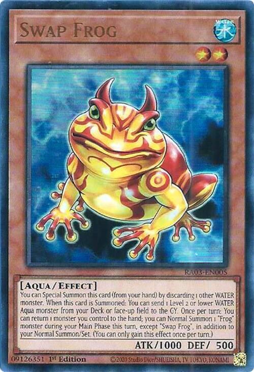 Swap Frog UR RA03-EN005 (Quarter Century Bonanza)  - 1st Edition