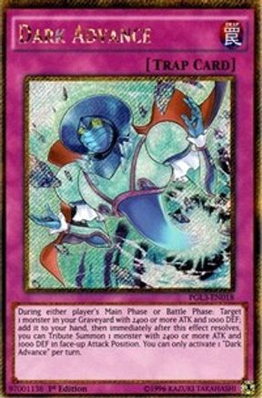Dark Advance (PGL3-EN018) - Gold Secret Rare - 1st Edition - Premium Gold: Infinite Gold