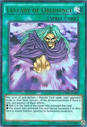 Lullaby of Obedience (DPRP-EN009) - Ultra Rare - Duelist Pack: Rivals of the Pharaoh