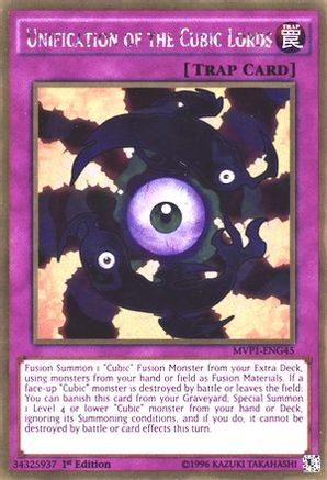 Unification of the Cubic Lords (MVP1-ENG45) - Gold Rare - Unlimited - The Dark Side of Dimensions Movie Pack: Gold Edition