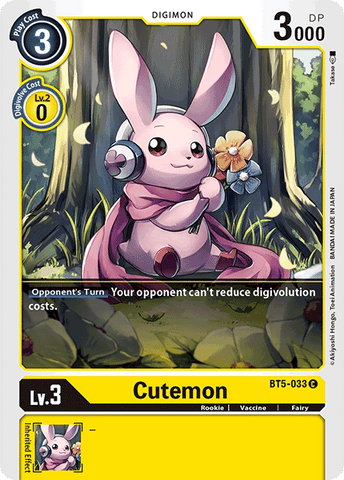 Cutemon [BT5-033] [Battle of Omni]