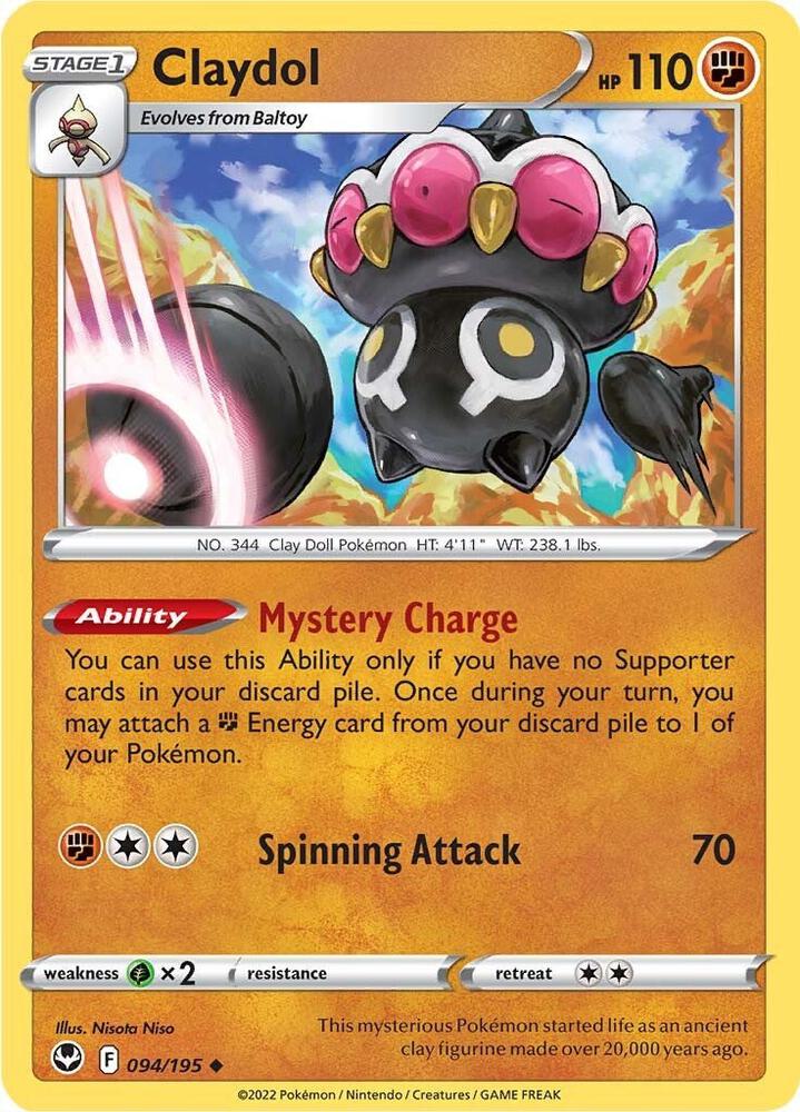 Claydol 094/195 (SWSH12: Silver Tempest) 