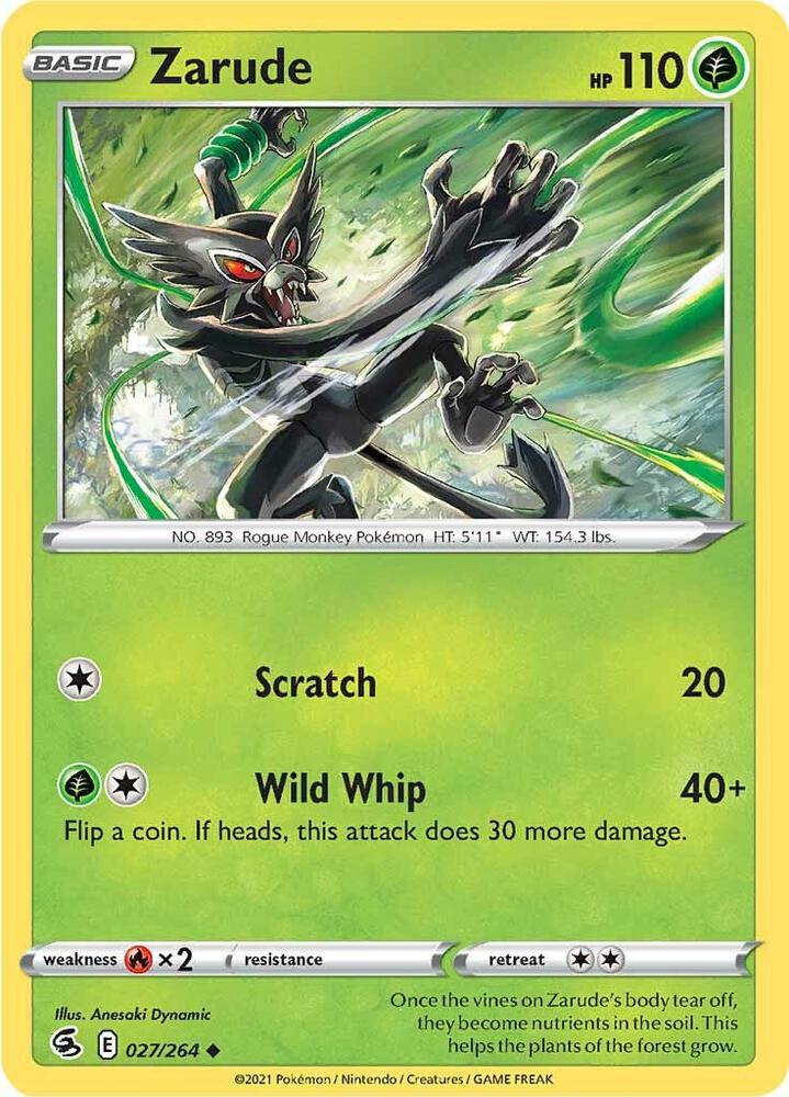 Zarude 027/264 (SWSH08: Fusion Strike) 