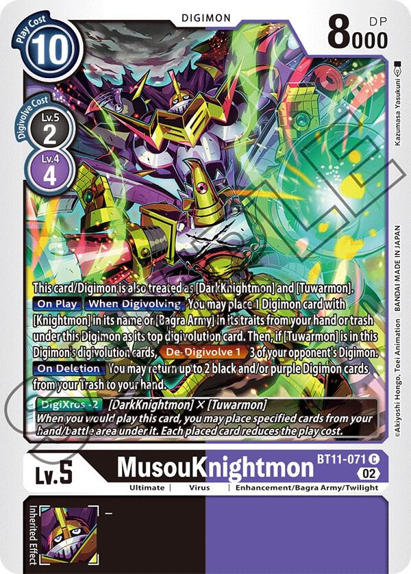 MusouKnightmon BT11-071 C (Dimensional Phase) 