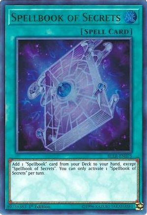 Spellbook of Secrets (BLLR-EN075) - Ultra Rare - Battles of Legend: Light's Revenge