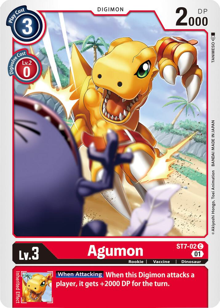 Agumon ST7-02 C (Starter Deck 07: Gallantmon) 